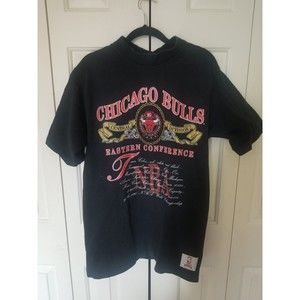 Vintage Nutmeg Chicago Bulls NBA Tee T shirt L M black original print
